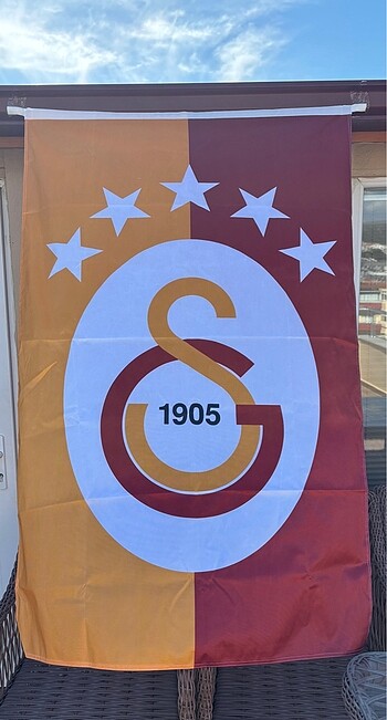 5 Yıldızlı Galatasaray Bayrağı (2 Adet)
