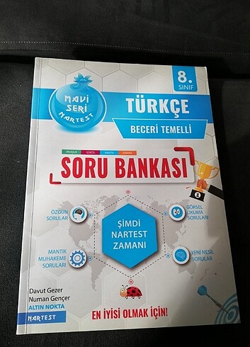 8.Sınıf Nar Yayınları Türkçe Soru Bankası 