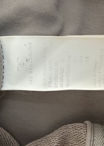 Orjinal Les Benjamins Fermuarlı  Sweatshirt - Görsel 5