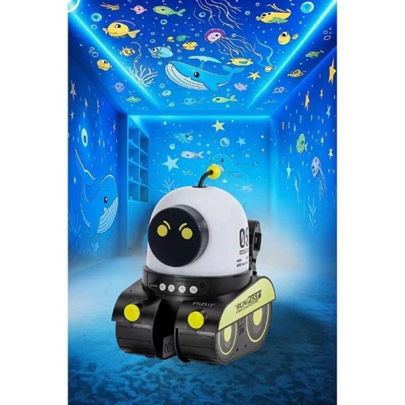 Robot Tasarımlı Projektör Gece Lambası - Görsel 2
