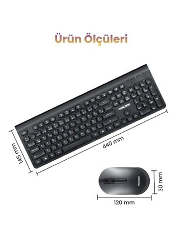 Multimedya Q Klavye Ve Mouse Seti - Görsel 3