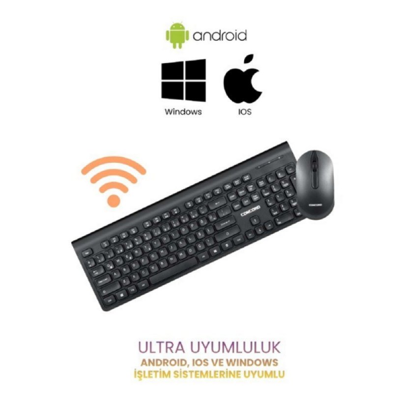 Multimedya Q Klavye Ve Mouse Seti - Görsel 2