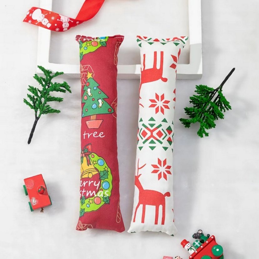 Yılbaşı Konseptli Hışırtılı Bez Kedi Oyuncağı - Görsel 2