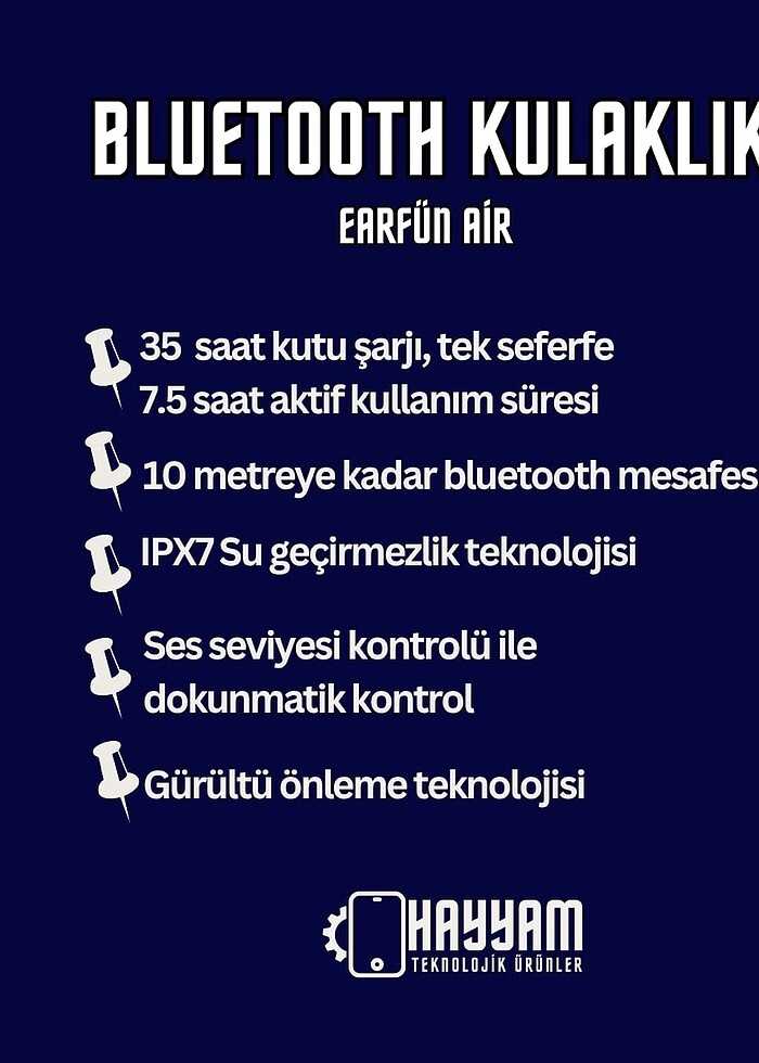 Earfün Air Bluetooth kulaklık - Görsel 2