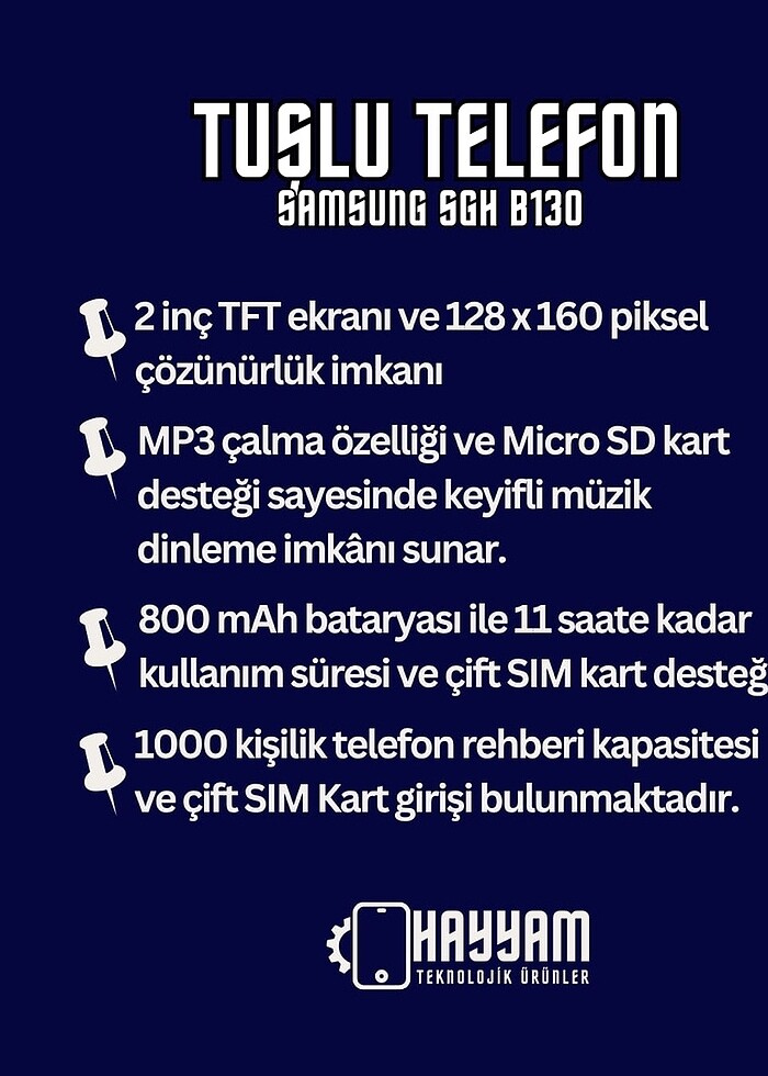 Samsung tuşlu telefon - Görsel 2