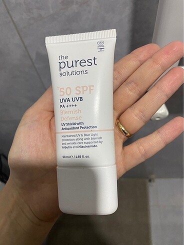 The purest güneş kremi
