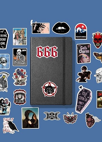  Gotic sticker paketi 