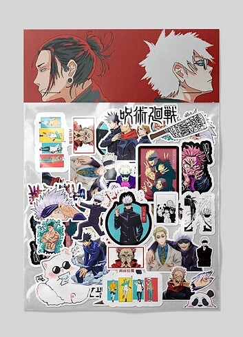 Jujutsu kaisen sticker paketi 