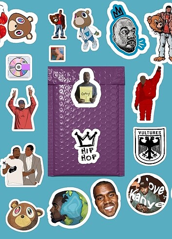 Kanye West sticker paketi
