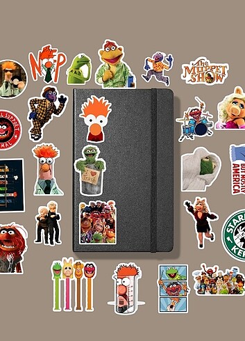  Muppet show sticker paketi 