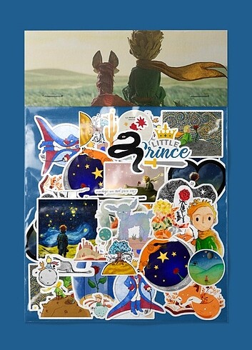Küçük prens /tilki sticker paketi 