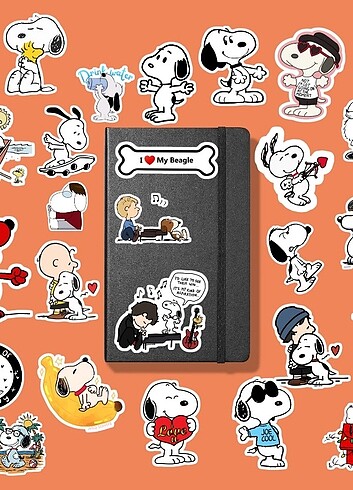  Snoopy Joe sticker paketi 