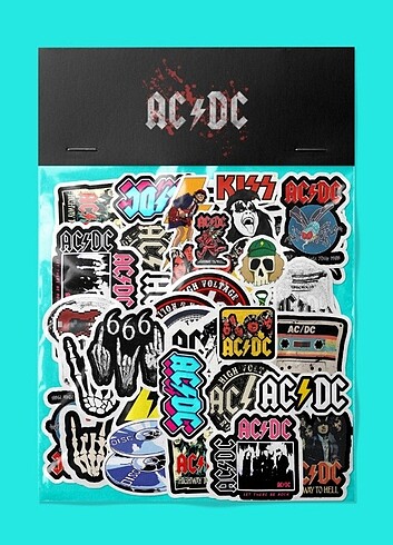 Ac DC sticker paketi 