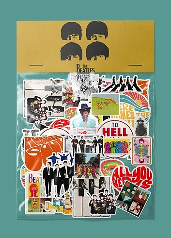 The Beatles sticker paketi 
