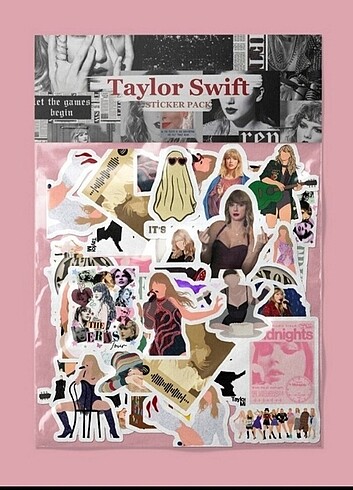 Taylor swift sticker paketi 