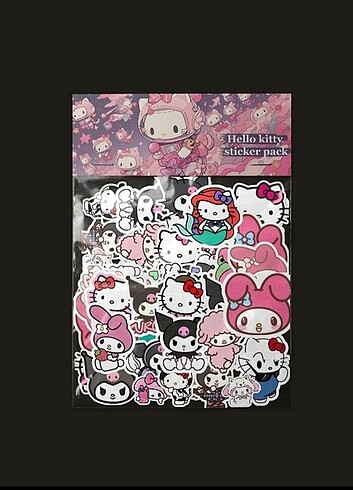 Hello kitty sticker paketi 