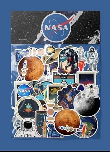 NASA sticker paketi 