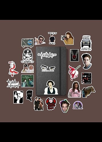  Beden Renk Alacakaranlık sticker paketi 