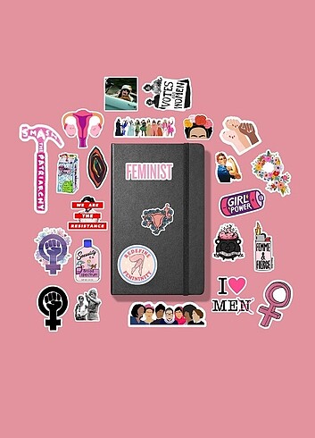 Diğer Feminist sticker paketi