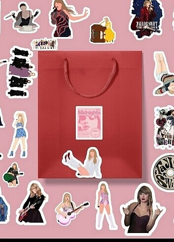 Taylor swift sticker paketi
