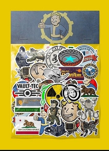 Fallout sticker paketi 
