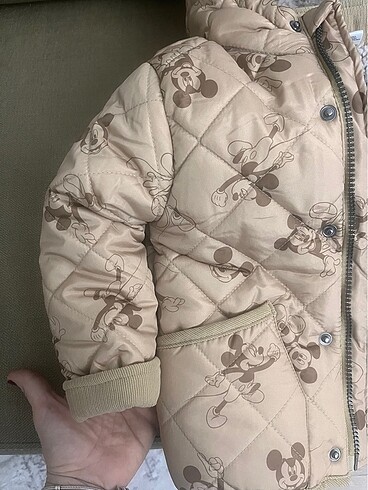 disney cocuk kürklü mont - Görsel 7