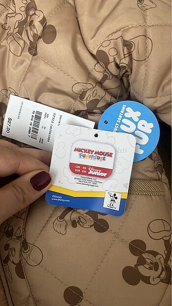 disney cocuk kürklü mont - Görsel 8