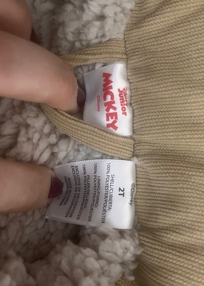 disney cocuk kürklü mont - Görsel 3