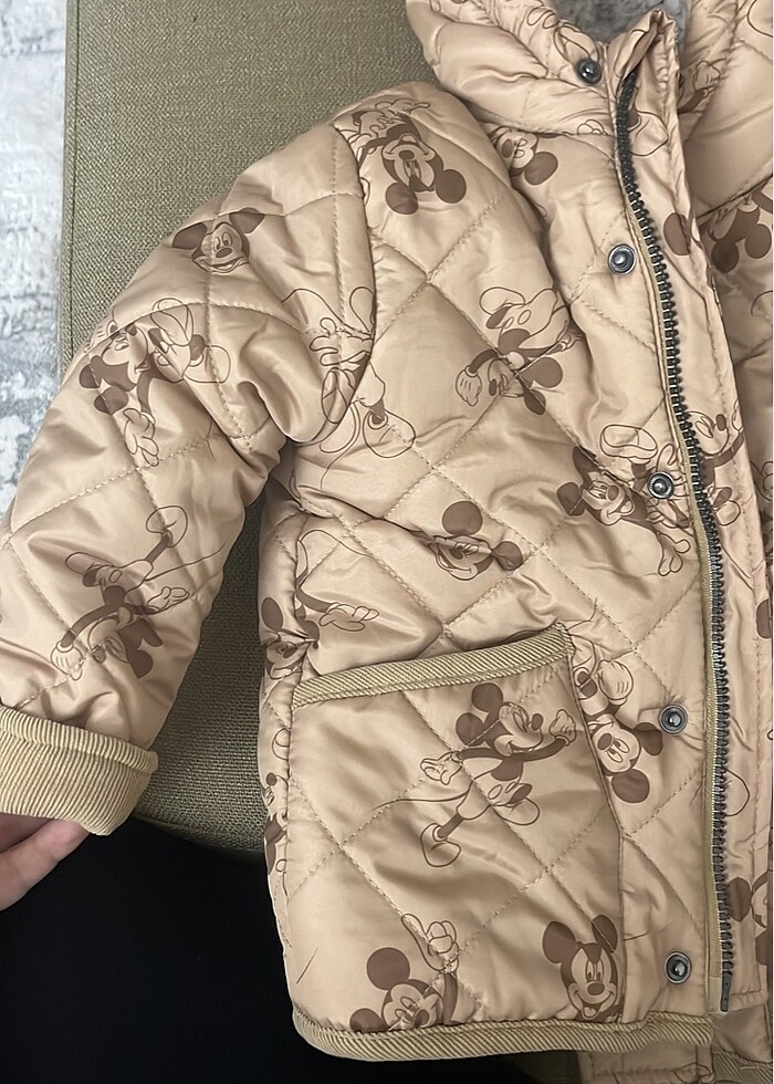 disney cocuk kürklü mont - Görsel 2