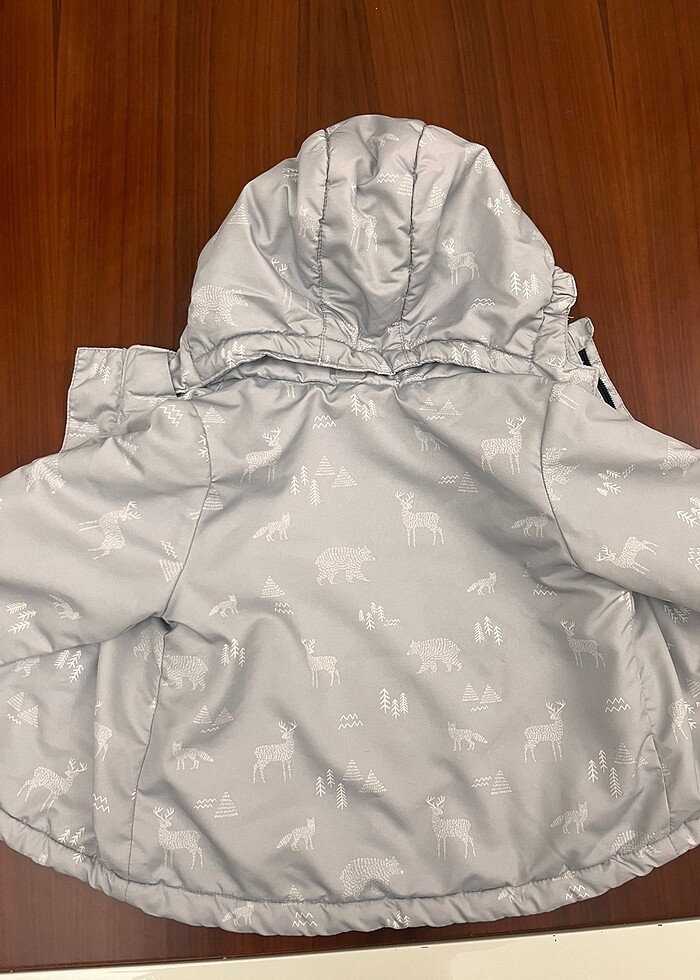 h&m içi polarlı mont - Görsel 5