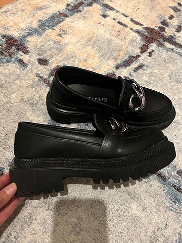 36 Beden siyah Renk SİYAH Loafer AYAKKABI