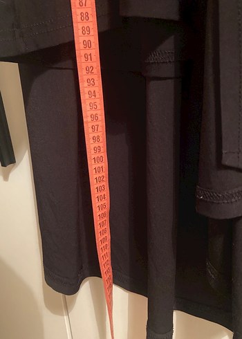 Siyah, Uzun Kollu, Salaş Kesim Kadın tarz tunik - Görsel 4