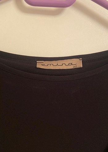 Siyah, Uzun Kollu, Salaş Kesim Kadın tarz tunik - Görsel 5