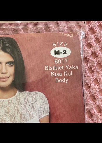 Berrak siyah Dantel Detaylı Kısa Kollu Body - Görsel 2