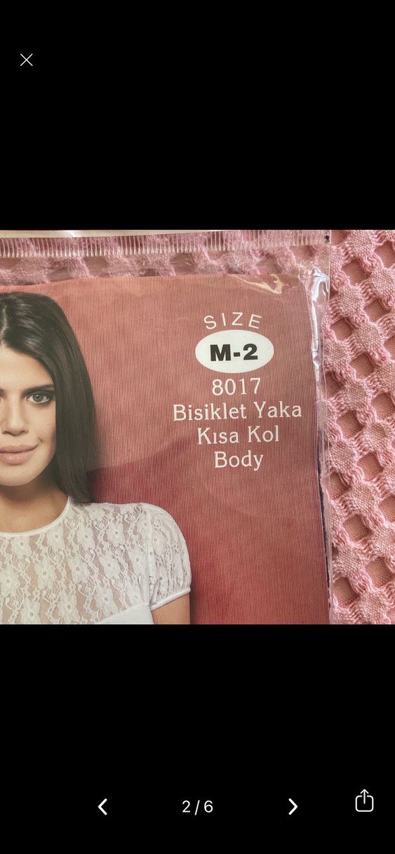 Berrak siyah  Dantel Detaylı Kısa Kollu Body - Görsel 2