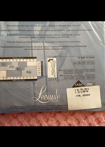 Lüks sevenlere özel Levante Çorap - Görsel 6