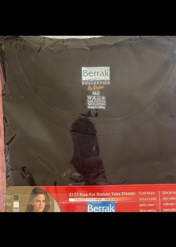 Siyah Bisiklet Yaka Tişört - Görsel 2