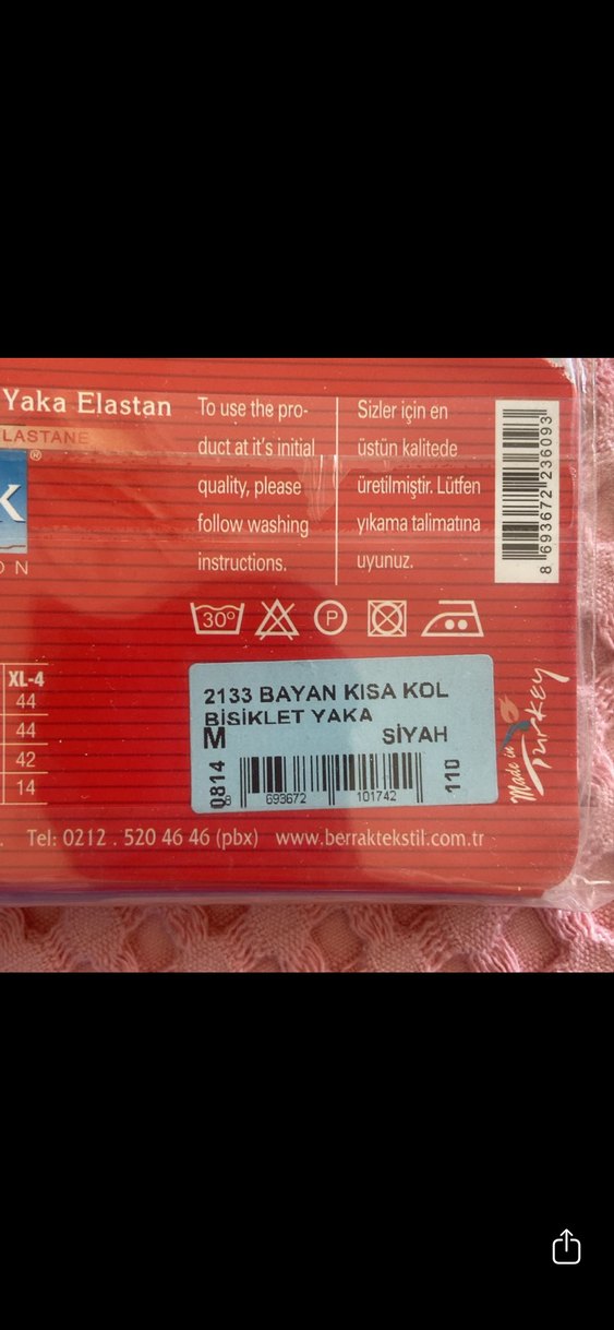Siyah Bisiklet Yaka Tişört - Görsel 3