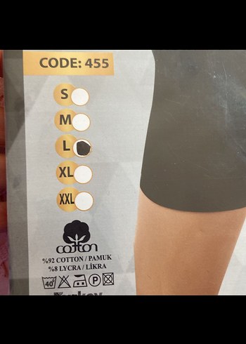 Kadın Siyah Kısa Biker Tayt - Görsel 2