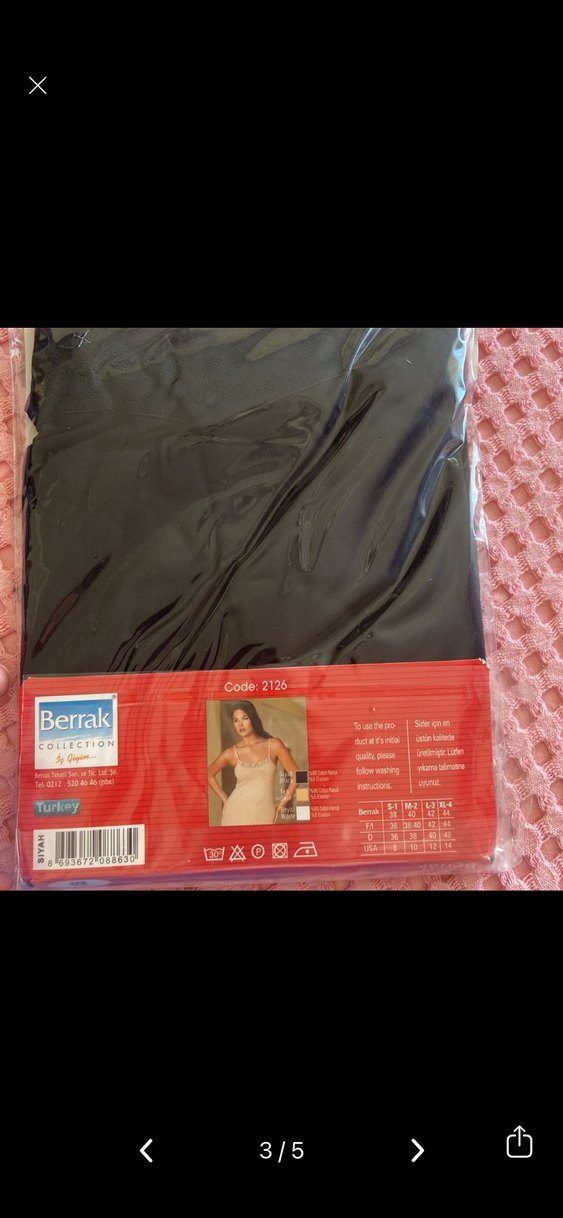 Berrak Koleksiyon siyah atlet dantel detaylı - Görsel 4