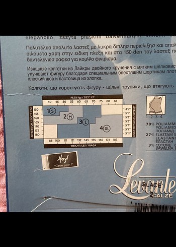 Lüks sevenlere Levante Kadın kilotlu Çorabı - Görsel 4