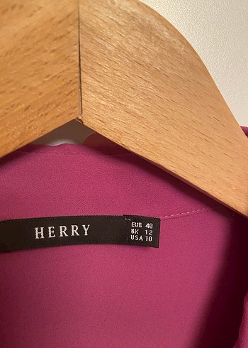 Uzun Kollu Düğmeli Pembe Kadın Tunik - Görsel 3