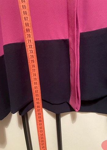 Uzun Kollu Düğmeli Pembe Kadın Tunik - Görsel 7