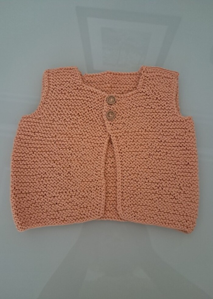 Yavru ağzı yeni doğan yeleği - Görsel 2