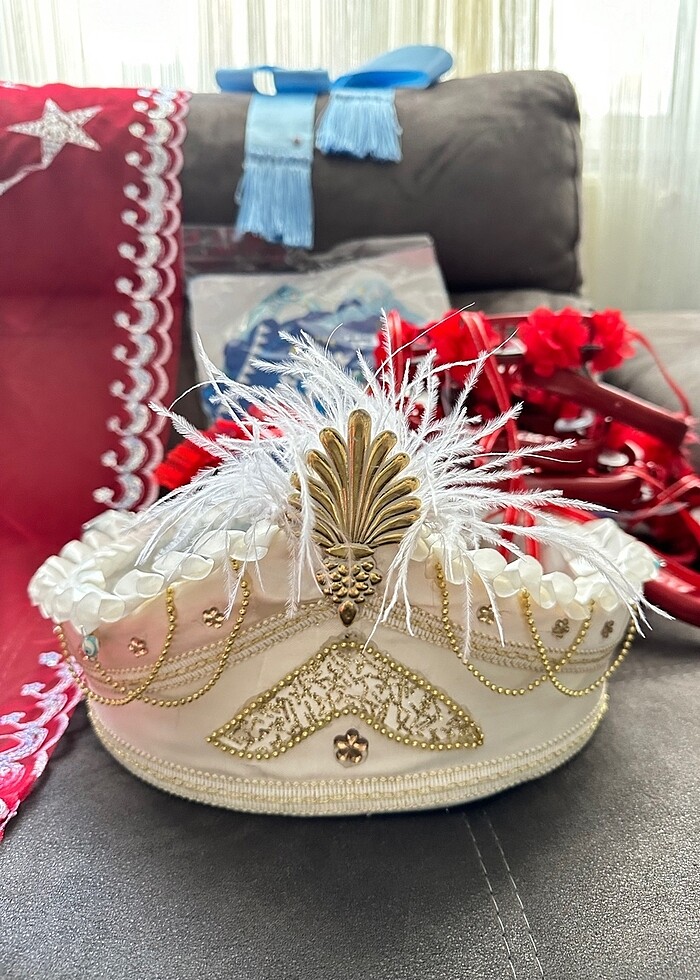 Sünnet kına örtüsü sepet tef süs - Görsel 5