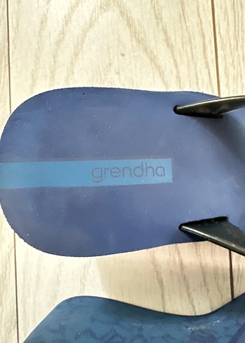 Twigy grendha Mavi Yılan Desenli Dolgu Topuk Terlik - Görsel 3