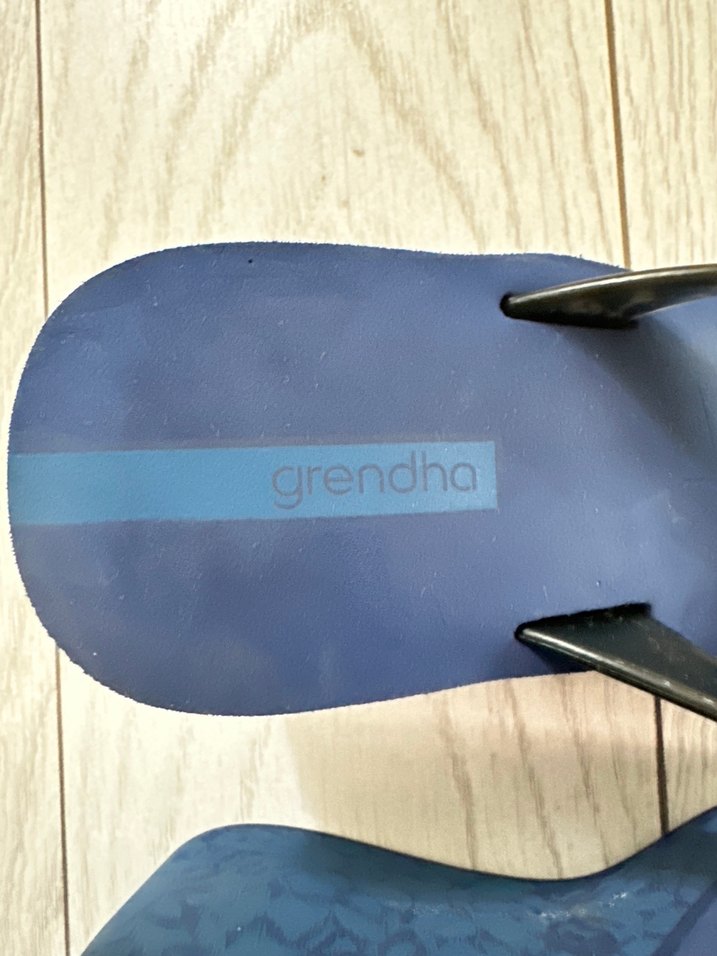 Twigy grendha Mavi Yılan Desenli Dolgu Topuk Terlik - Görsel 3