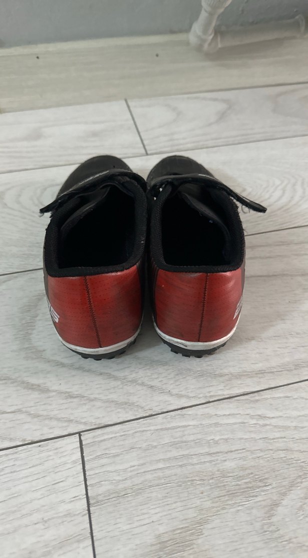 Erkek Çocuk Siyah Spor Ayakkabı Velcro - Görsel 2