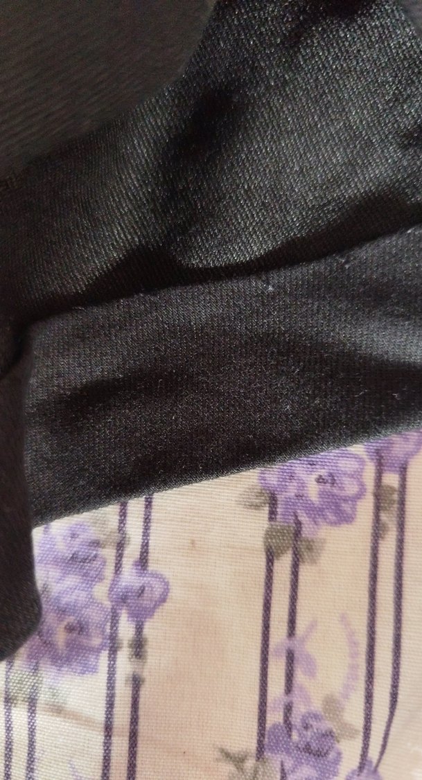 Düğmeli Siyah Kadın Mini Kot Şort - Görsel 3