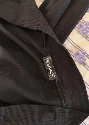 Kız Çocuk Siyah Uzun Kollu Bolero - Görsel 3